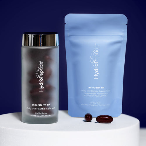 Toepassing van InnerDerm RX op de huid