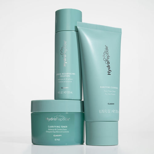 Toepassing van Clarifying Toner Pads op de huid