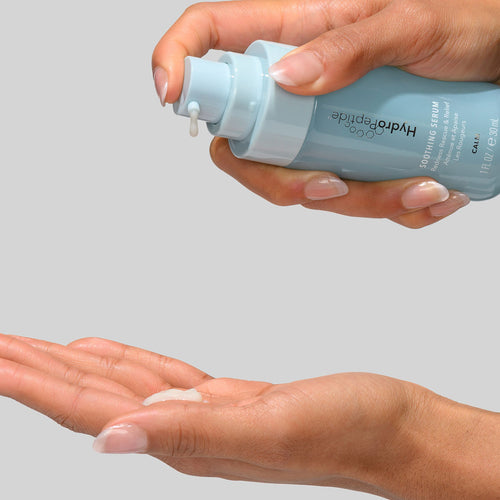 Toepassing van Soothing Serum op de huid