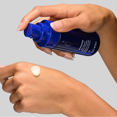 Toepassing van HydroStem Face Serum op de huid