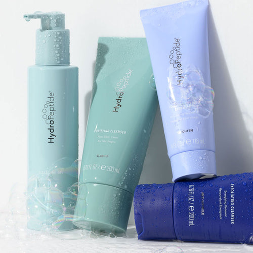 Toepassing van Purifying Cleanser op de huid