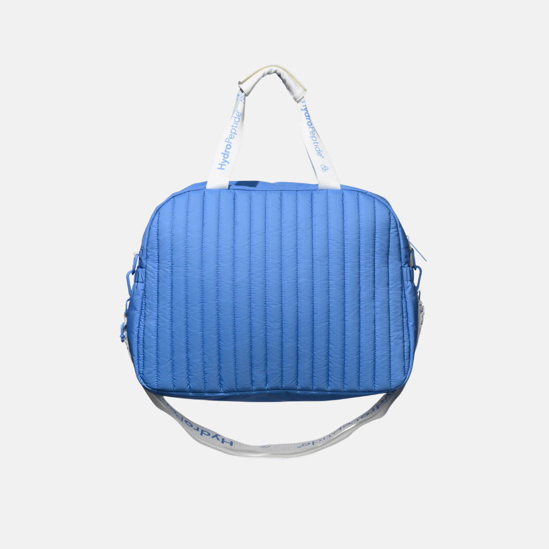 Light Blue Duffly Bag